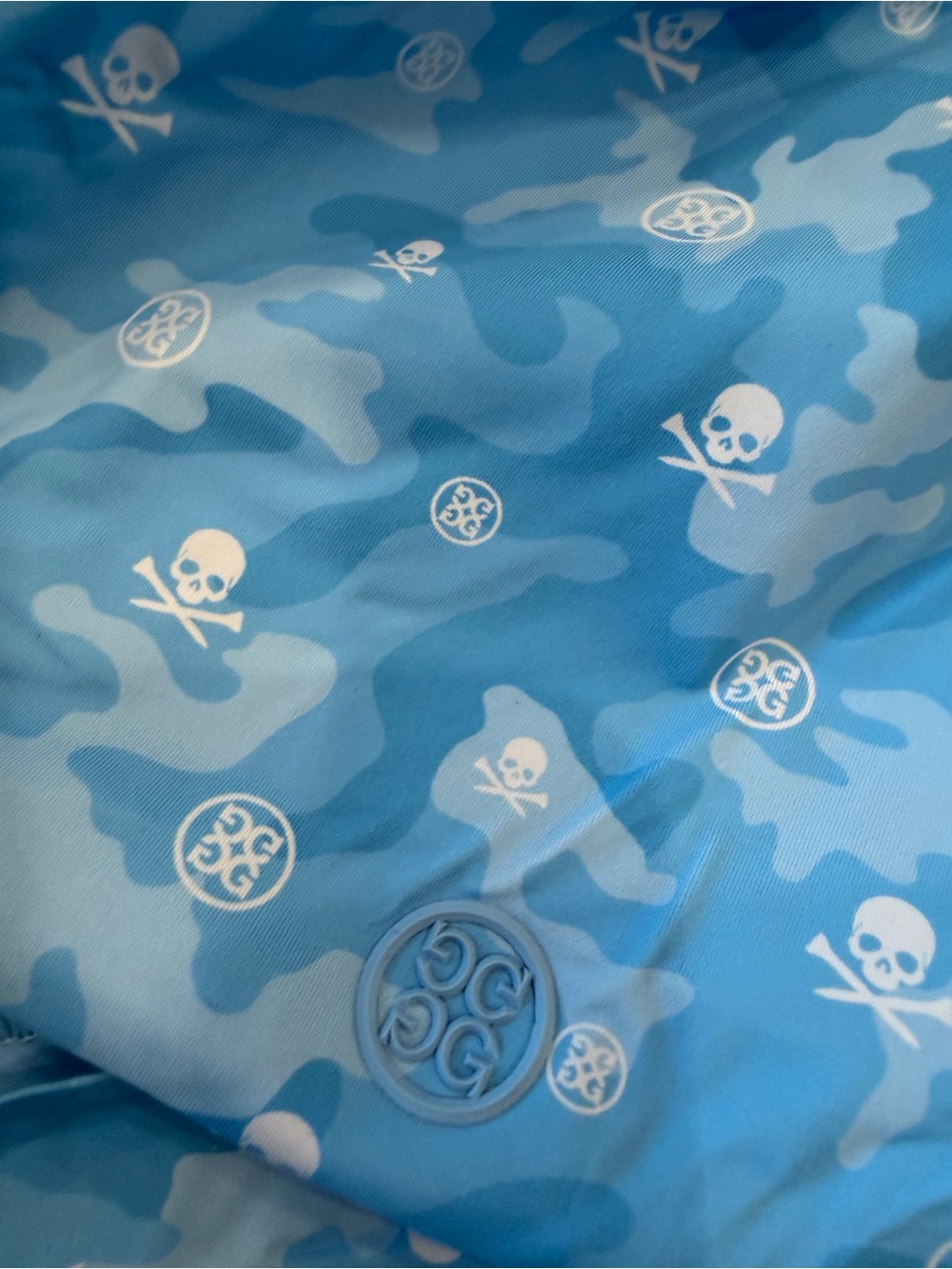 G/FORE Blue Camouflage Skull Skort Print XL